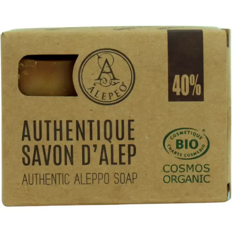 ALEPEO Aleppo Soap 40% Laurel | Natural Face &...
