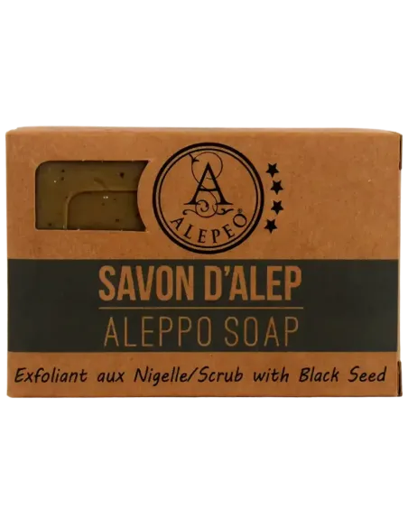 Exfoliating Aleppo Soap with Nigella 100 g