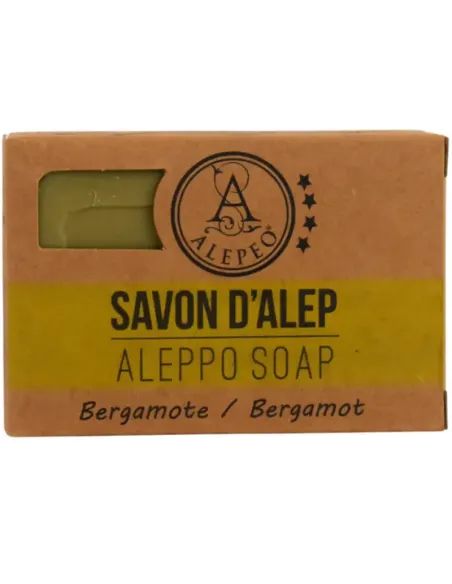 Savon d'Alep parfumé à la Bergamote 100g
