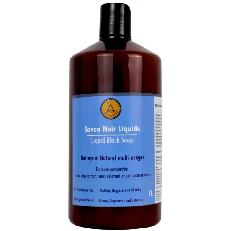 Savon Noir Liquide 1L - Traitement Naturel pour...