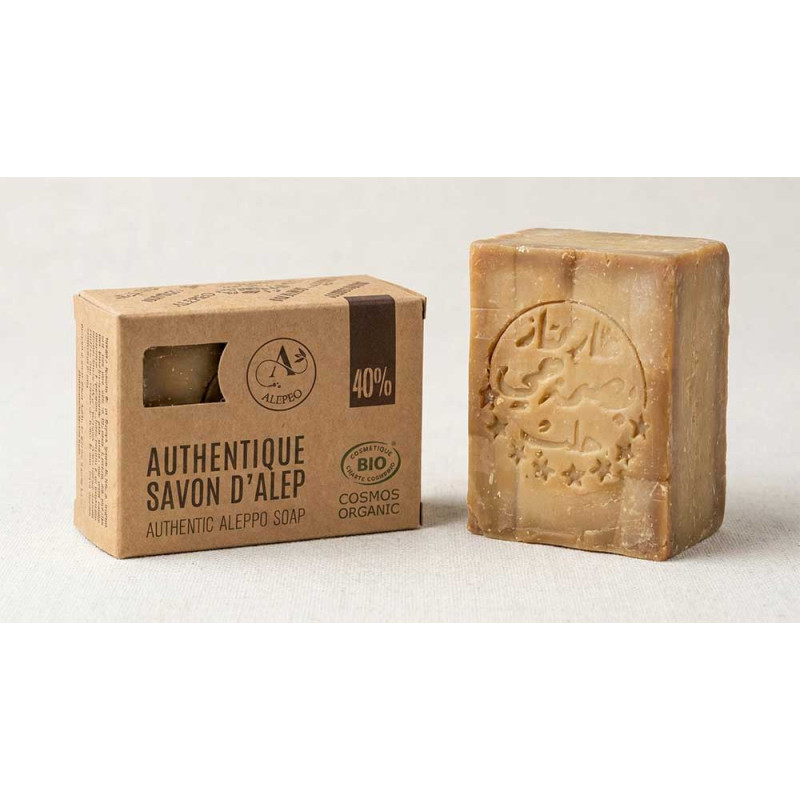 Savon d'Alep ALEPEO 40% Laurier | Soin Naturel...