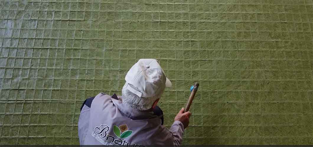 Estampillage de savon d'Alep